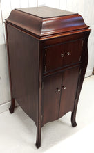 Load image into Gallery viewer, 1920&#39;s Victrola stand-up phonograph showing left side view. 
