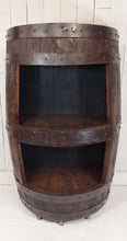 Load image into Gallery viewer, Half Whiskey Barrel Bar frontal view no props