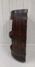 Load image into Gallery viewer, Half Whiskey Barrel Bar side view