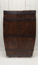 Load image into Gallery viewer, Half Whiskey Barrel Bar rear view