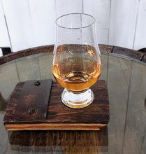 Load image into Gallery viewer, Glencairn Whiskey Glass Coaster frontal view with prop