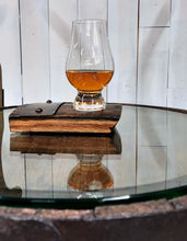 Load image into Gallery viewer, Glencairn Whiskey Glass Coaster close up with prop