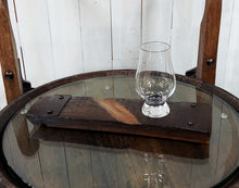 Load image into Gallery viewer, Glencairn Whiskey Glass and Diagonal Cigar Coaster with empty glass