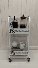 Load image into Gallery viewer, Fresh Off The (Coffee) Press Cart fontal view with props