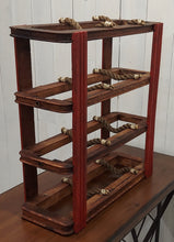 Load image into Gallery viewer, Rustic 4-Tier Wine Rack