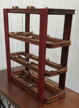 Load image into Gallery viewer, Rustic 4-Tier Wine Rack