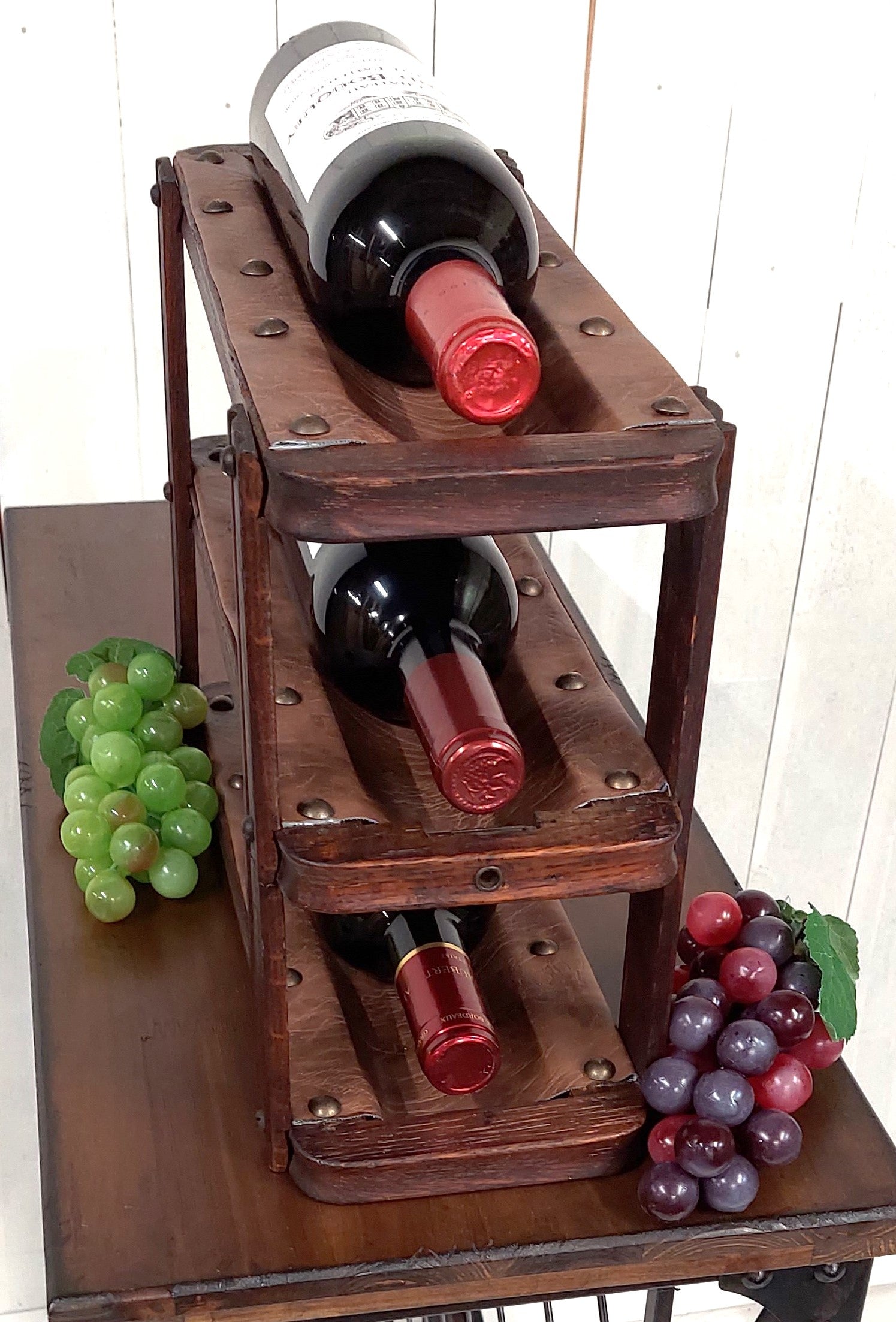 Vintage 3-Tier Wine Rack – BarMade.co